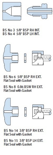 Vigour BSP Cylinder Connections