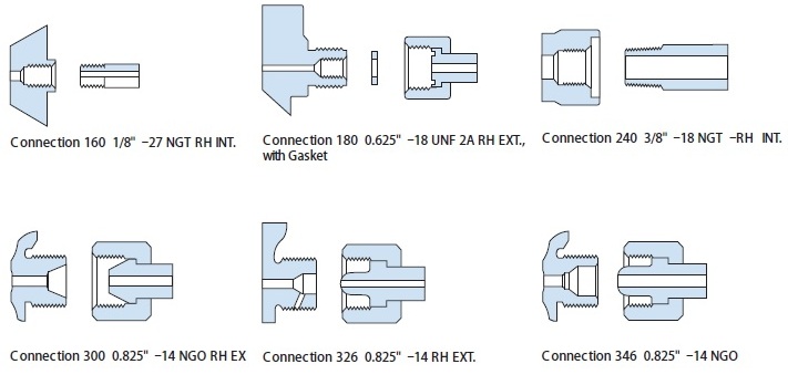 Vigour CGA Cylinder Connections