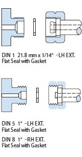 Vigour DIN 477.1 Cylinder Connections